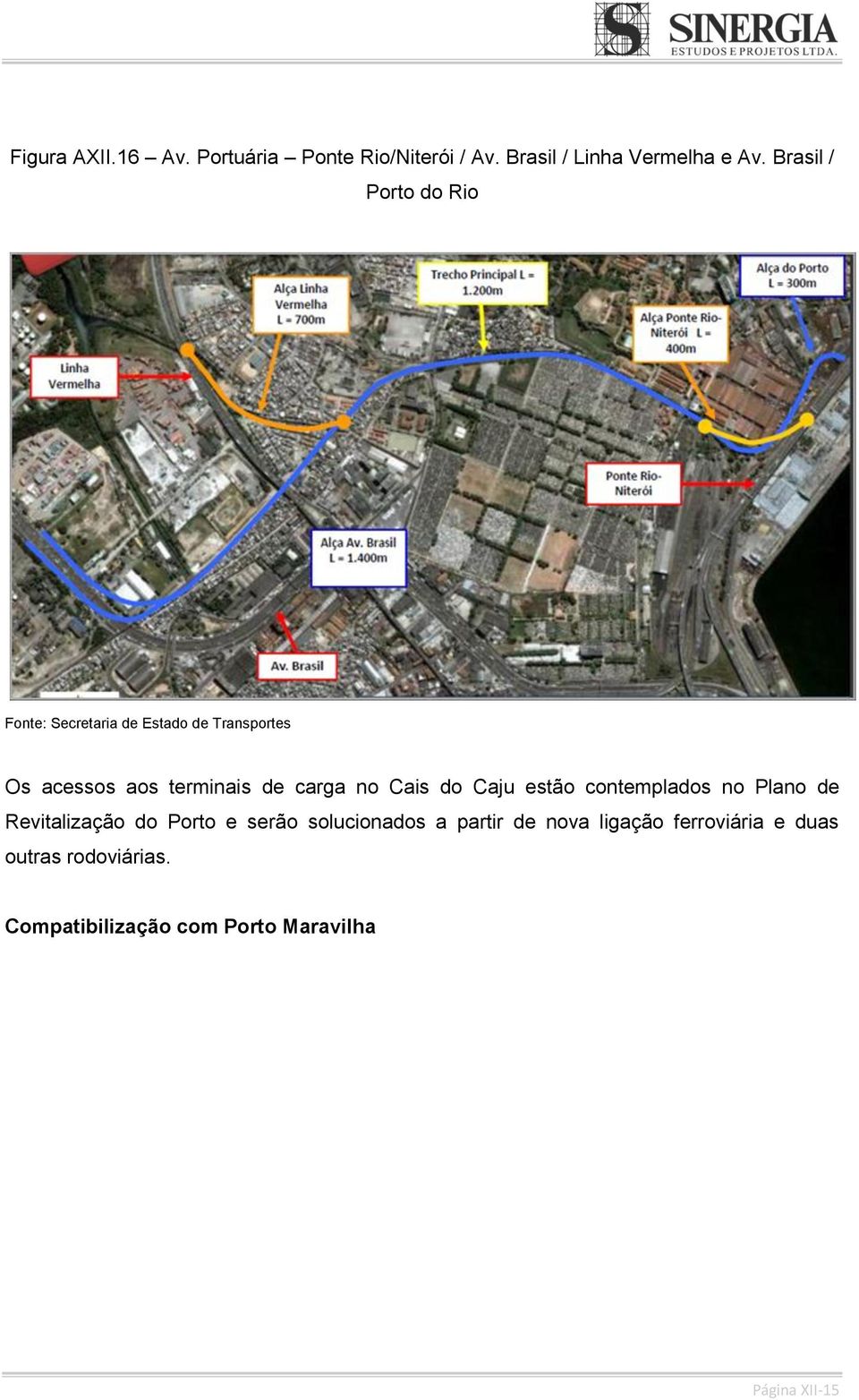 carga no Cais do Caju estão contemplados no Plano de Revitalização do Porto e serão solucionados
