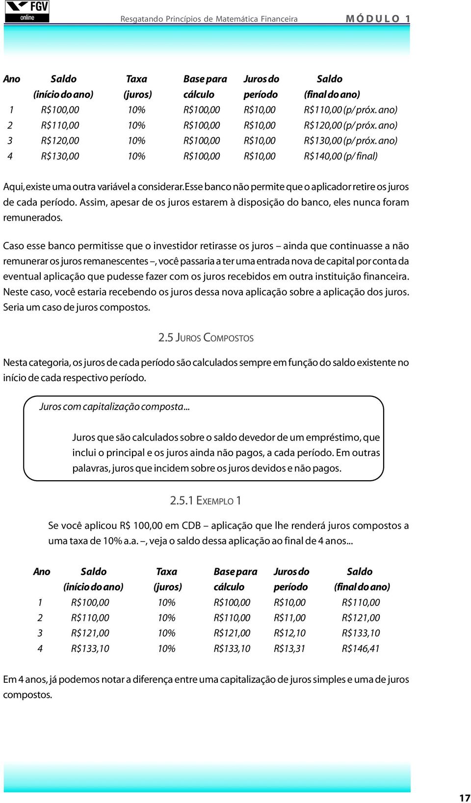 SUMÁRIO SUMÁRIO. Resgatando Princípios de Matemática Financeira - PDF Free  Download