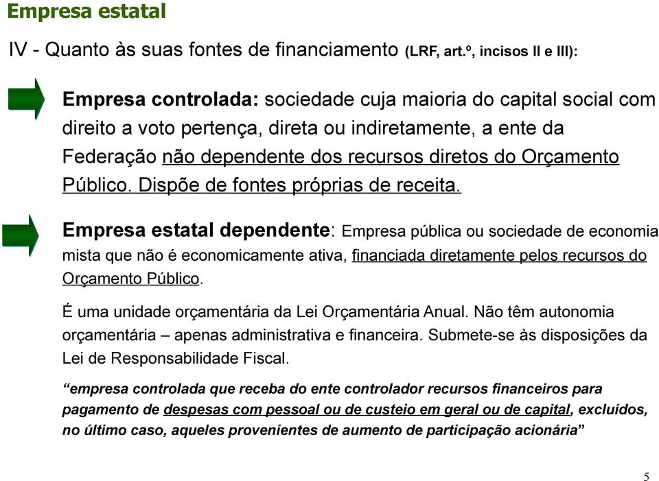 Orçamento Público. Dispõe de fontes próprias de receita.