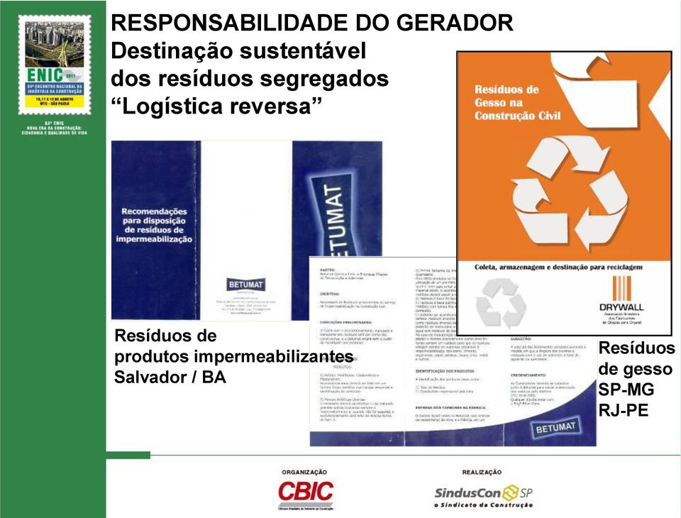 Logística reversa Resíduos de produtos