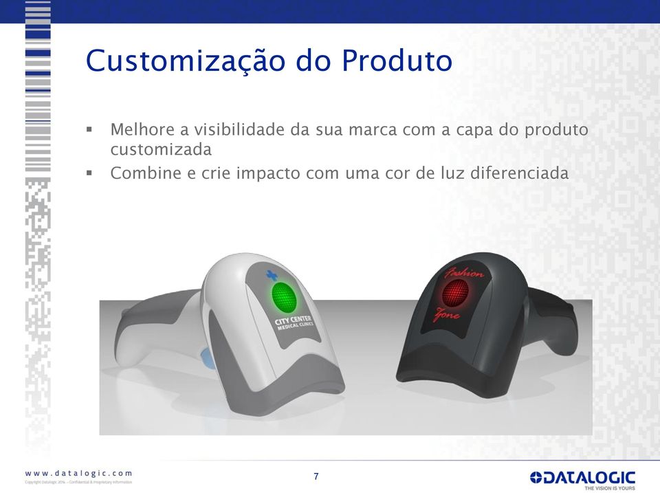 do produto customizada Combine e crie