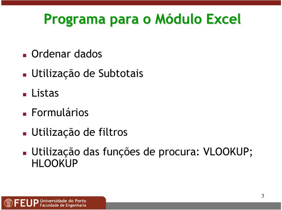 Formulários Utilização de filtros