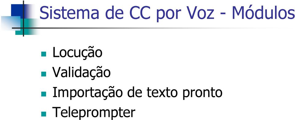 Validação Importação