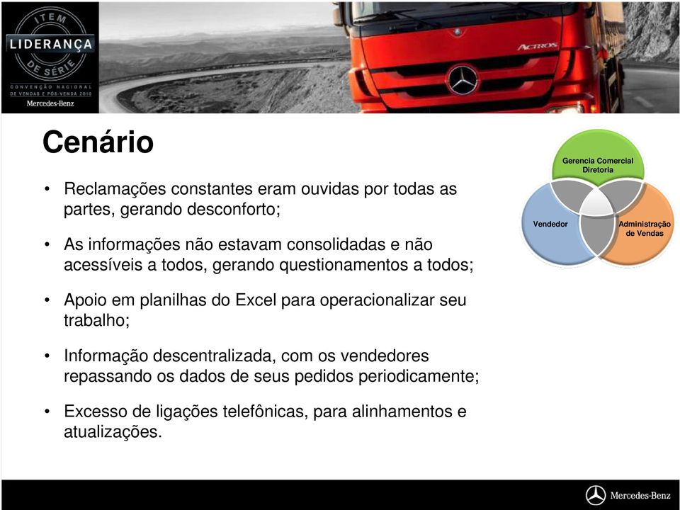 Administração de Vendas Apoio em planilhas do Excel para operacionalizar seu trabalho; Informação descentralizada, com