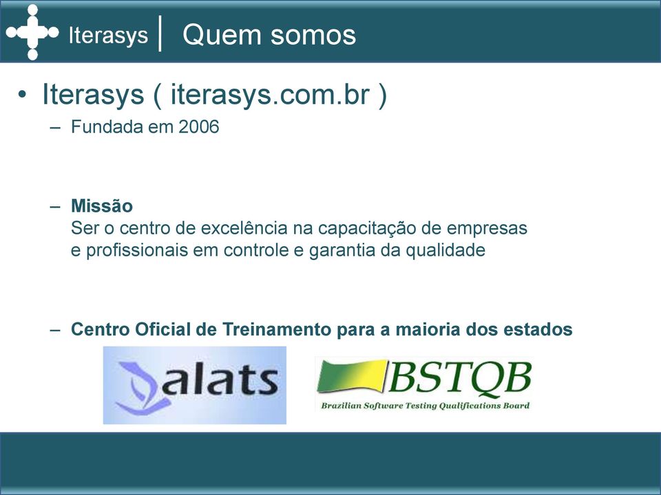 na capacitação de empresas e profissionais em controle e