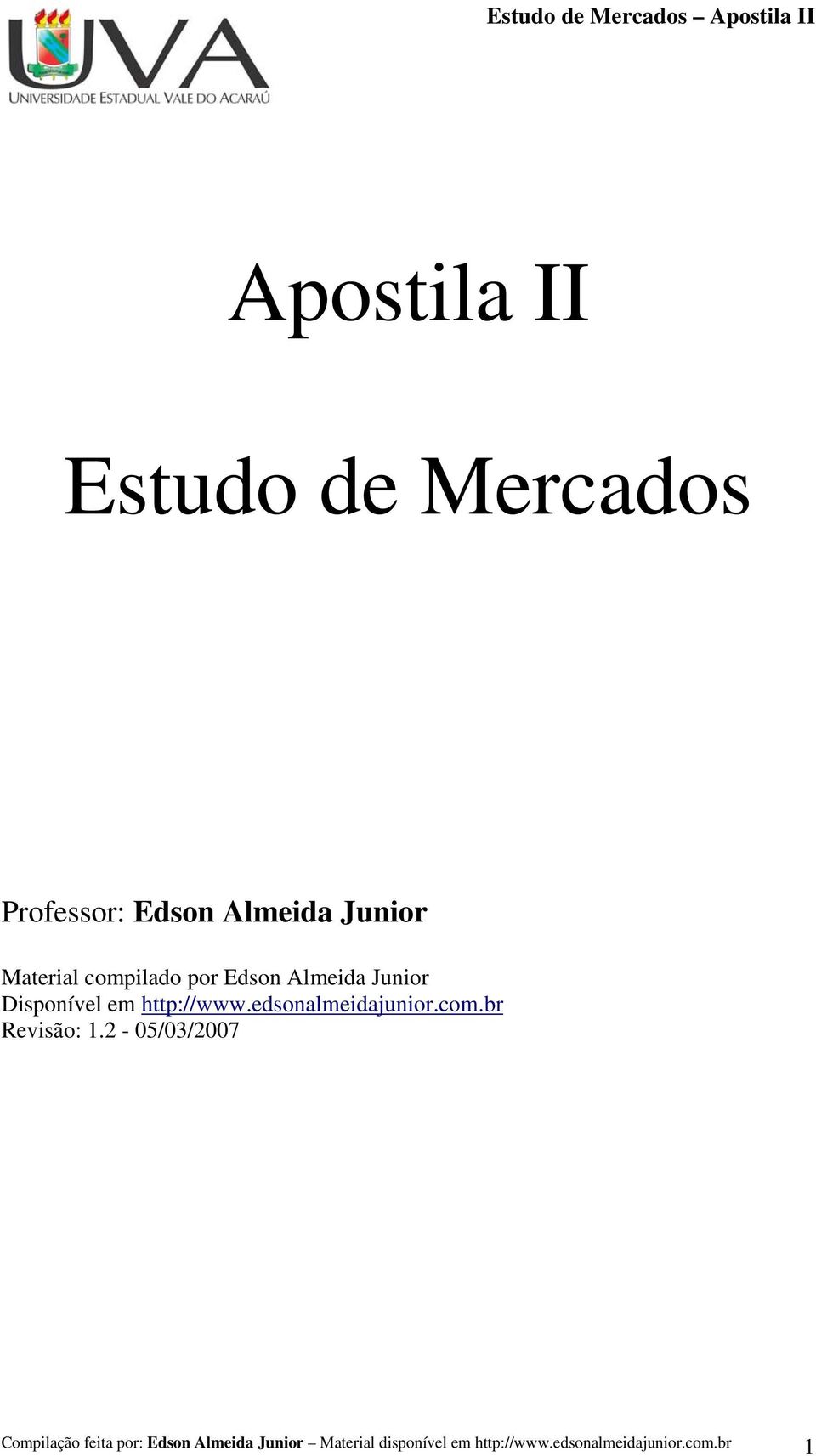 Edson Almeida Junior Disponível em http://www.
