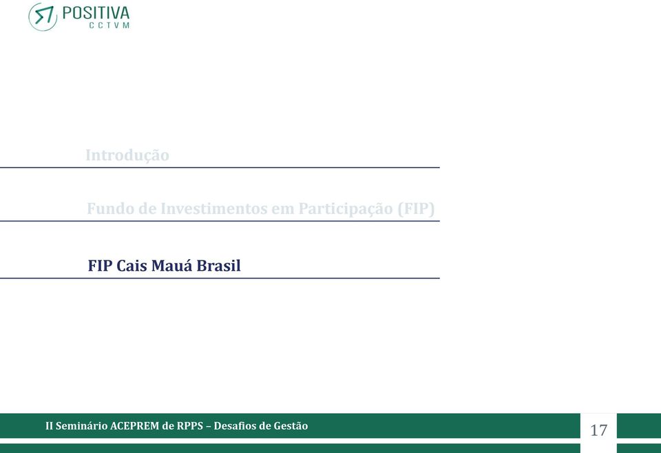 Participação (FIP)