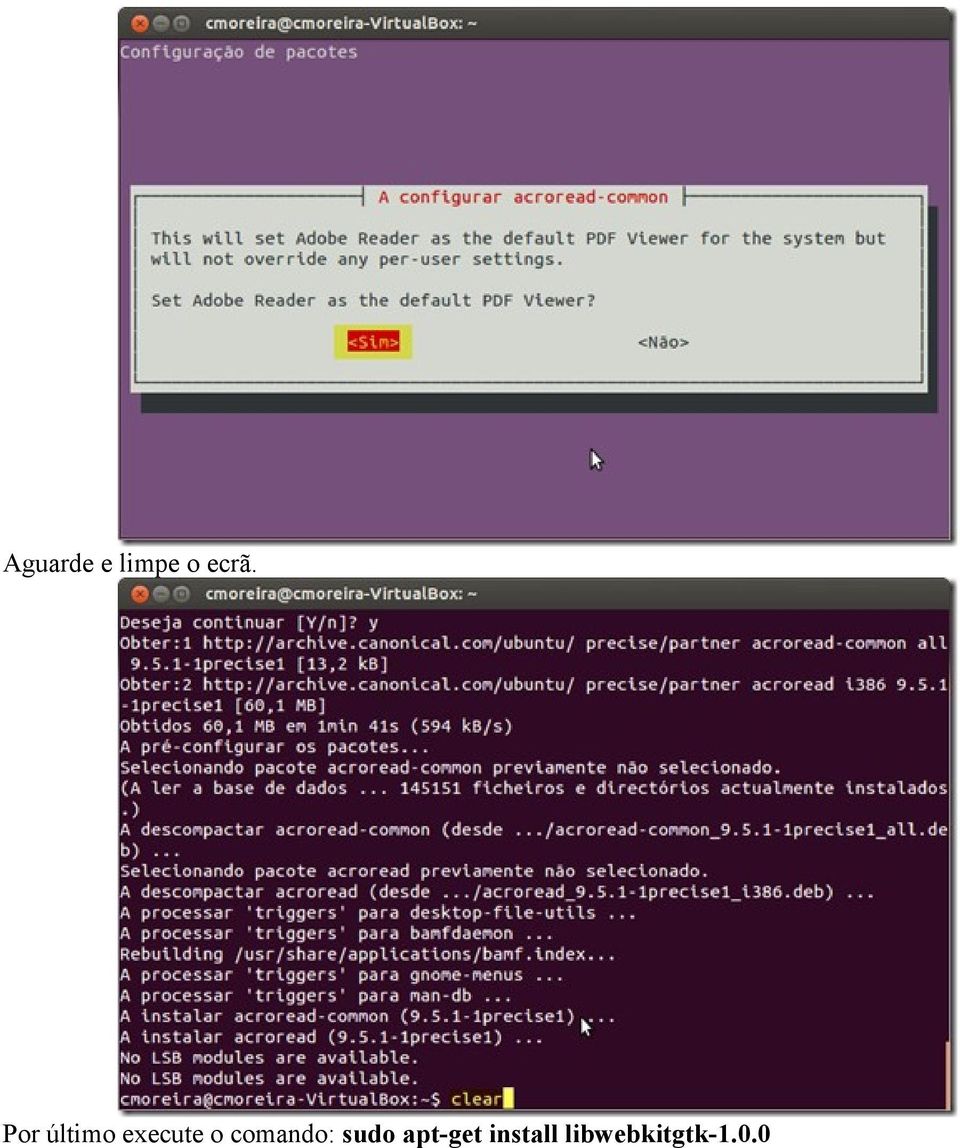 comando: sudo apt-get