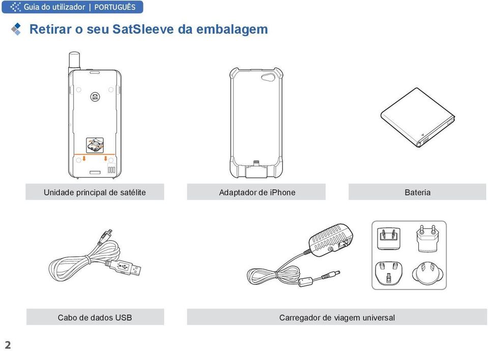 satélite Adaptador de iphone Bateria Cabo