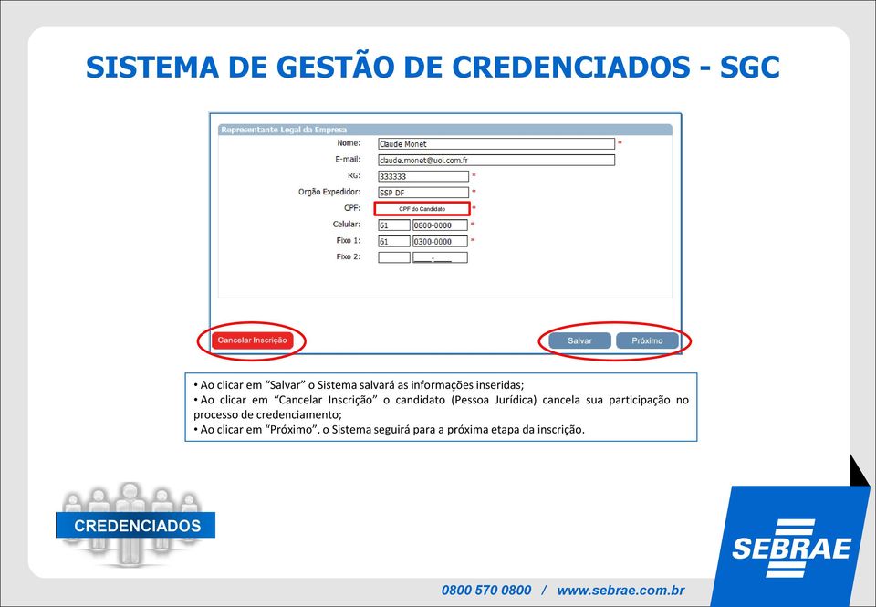 candidato (Pessoa Jurídica) cancela sua participação no processo de