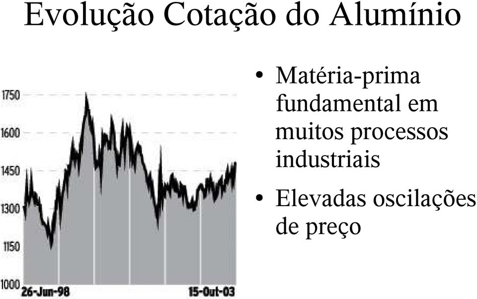 muitos processos industriais