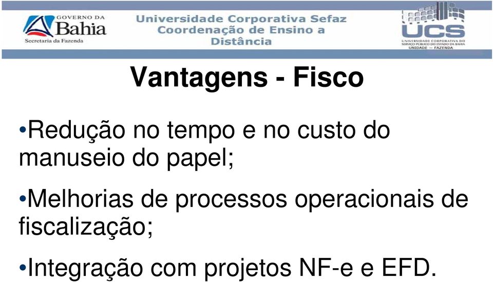 Melhorias de processos operacionais de