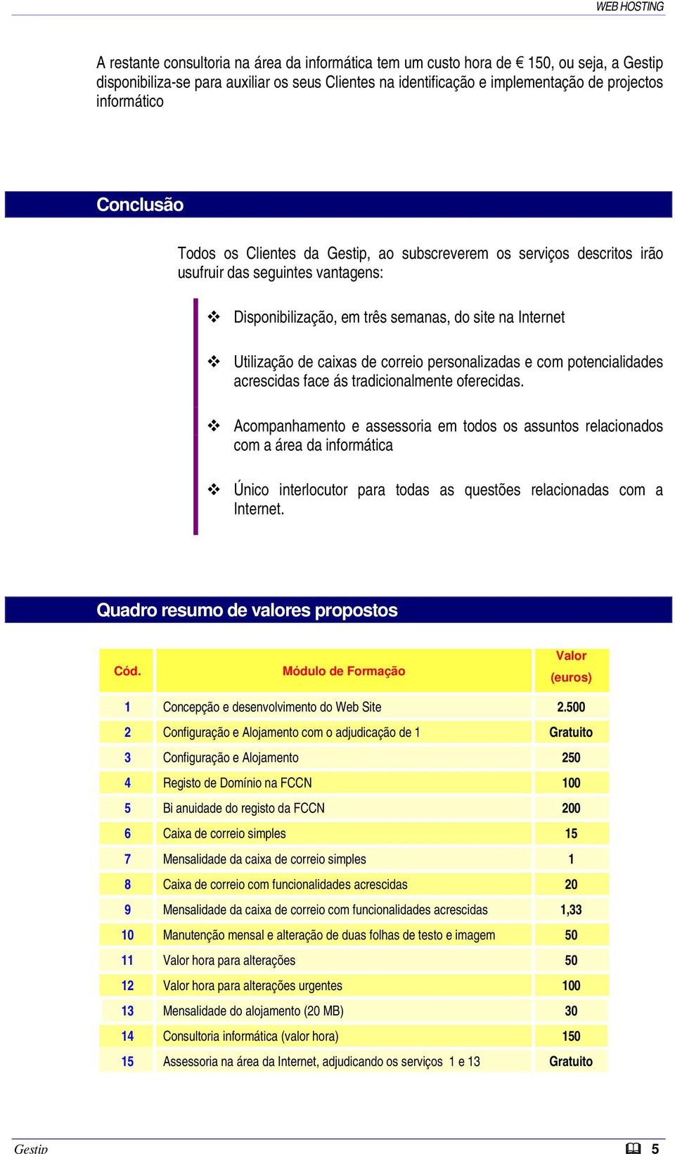 caixas de correio personalizadas e com potencialidades acrescidas face ás tradicionalmente oferecidas.