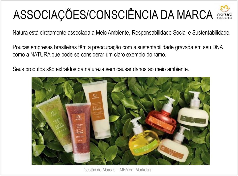 Poucas empresas brasileiras têm a preocupação com a sustentabilidade gravada em seu DNA