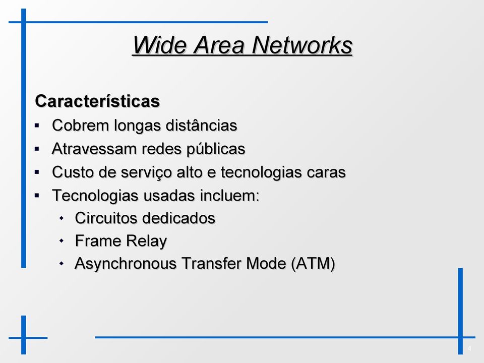 alto e tecnologias caras Tecnologias usadas incluem: