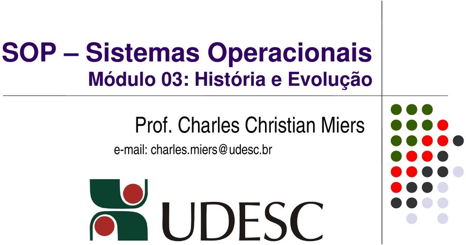 Evolução Prof.