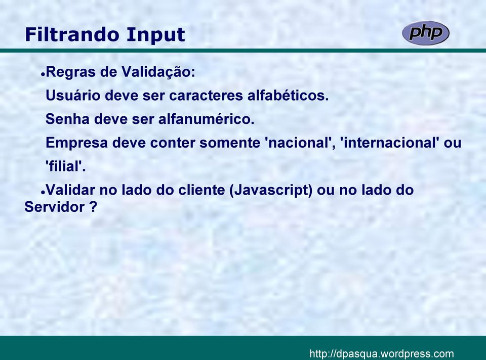 Empresa deve conter somente 'nacional', 'internacional' ou