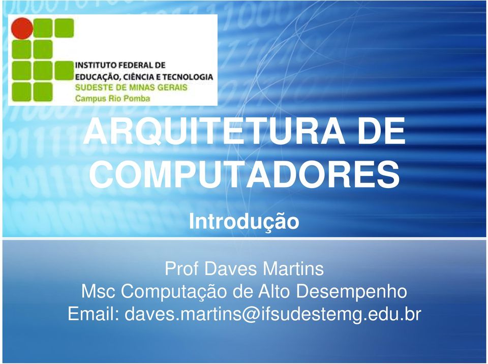 Msc Computação de Alto