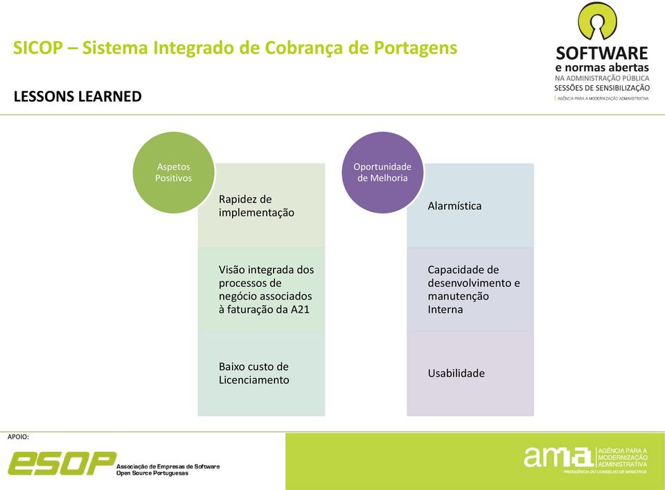 processos de negócio associados à faturação da A21 Capacidade de