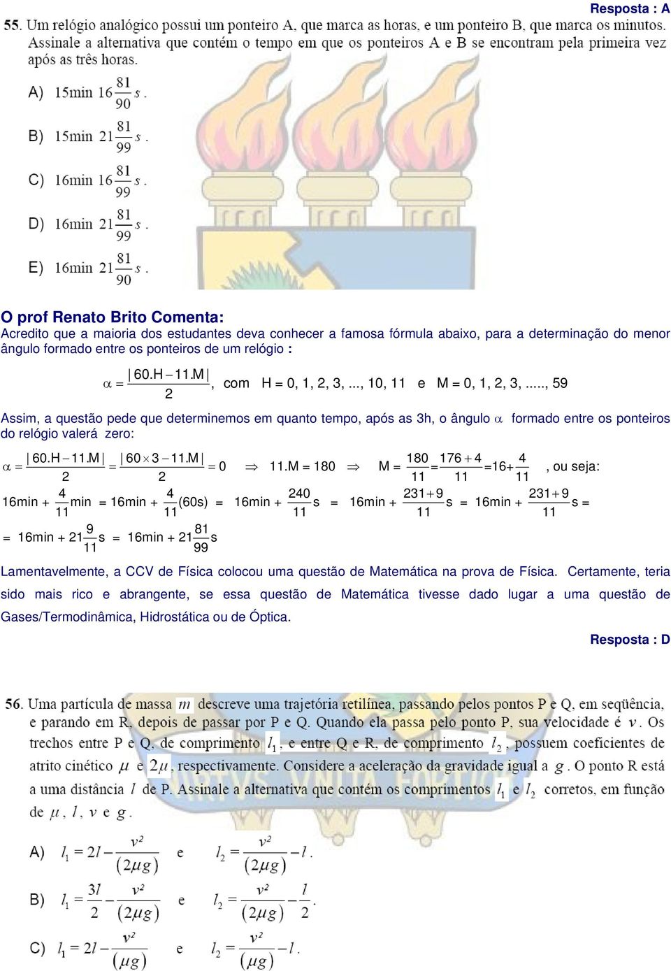 M 60 3 11.M 180 176 + 4 4 α= = = 0 11.