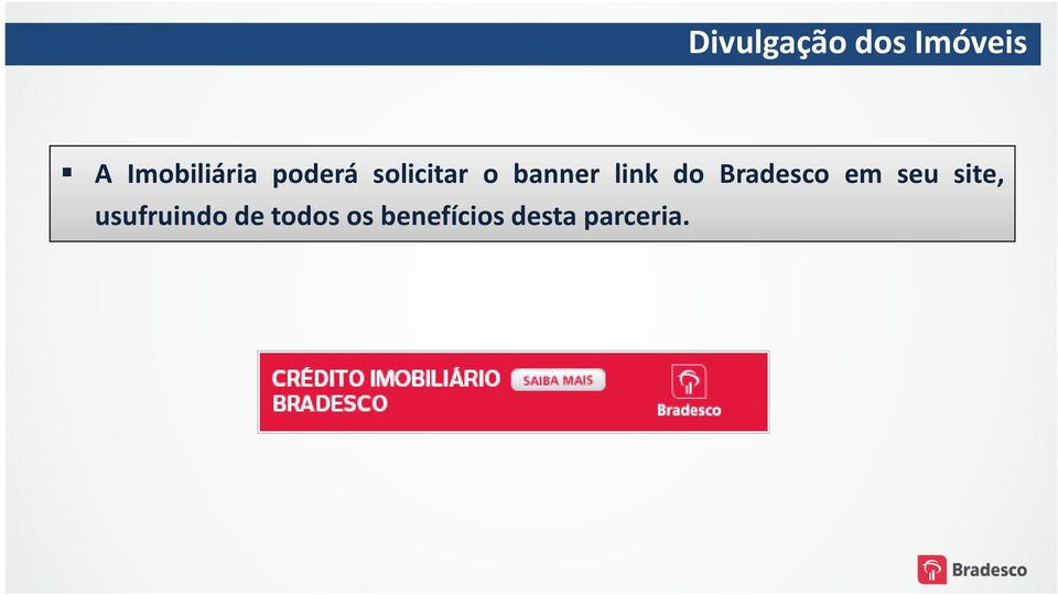 banner link do Bradesco em seu