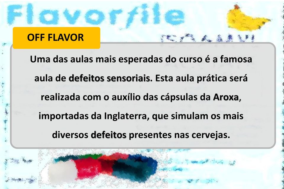 Esta aula prática será realizada com o auxílio das cápsulas