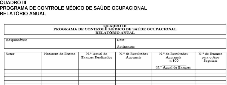 CONTROLE MÉDICO DE