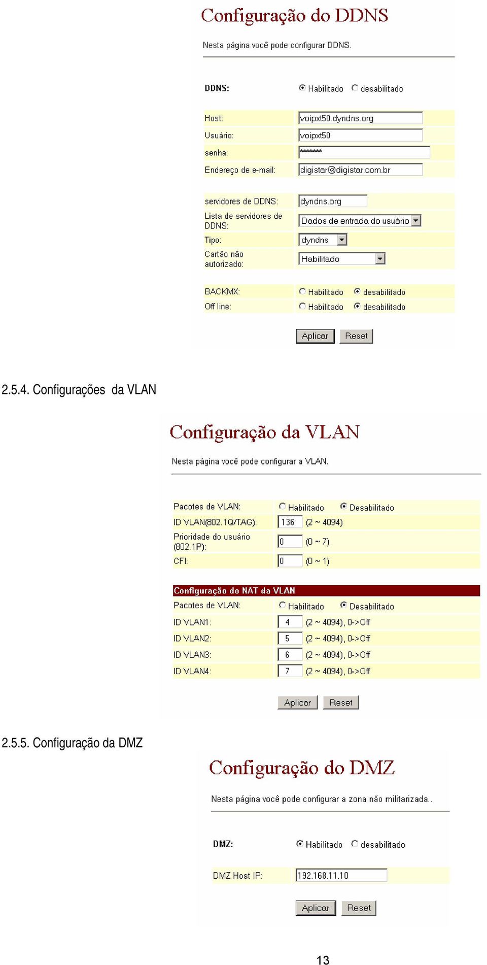 da VLAN 2.5.