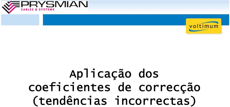 correcção