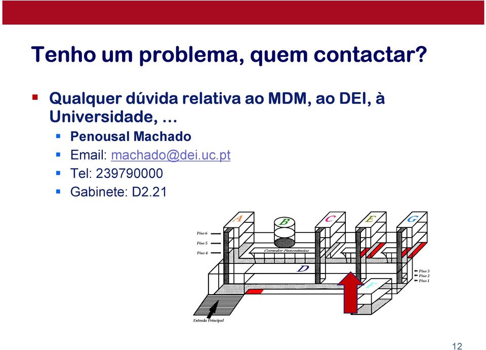 à Universidade, Penousal Machado Email: