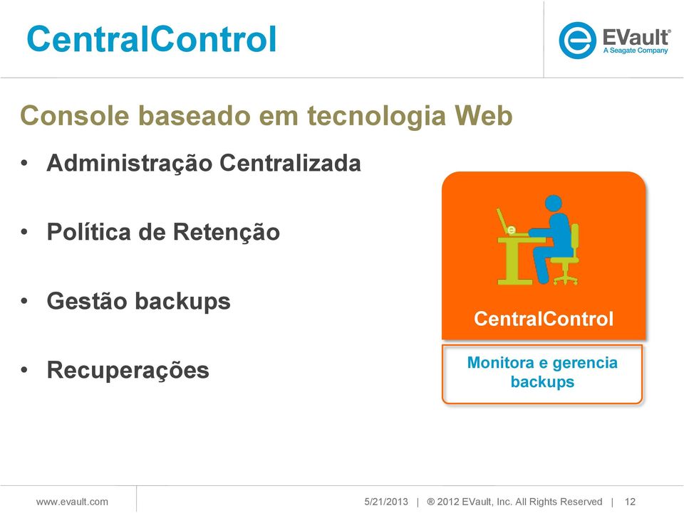 backups Recuperações CentralControl Monitora e