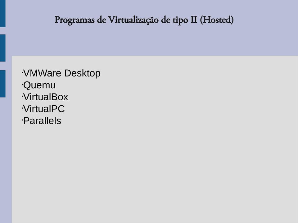 (Hosted) VMWare Desktop