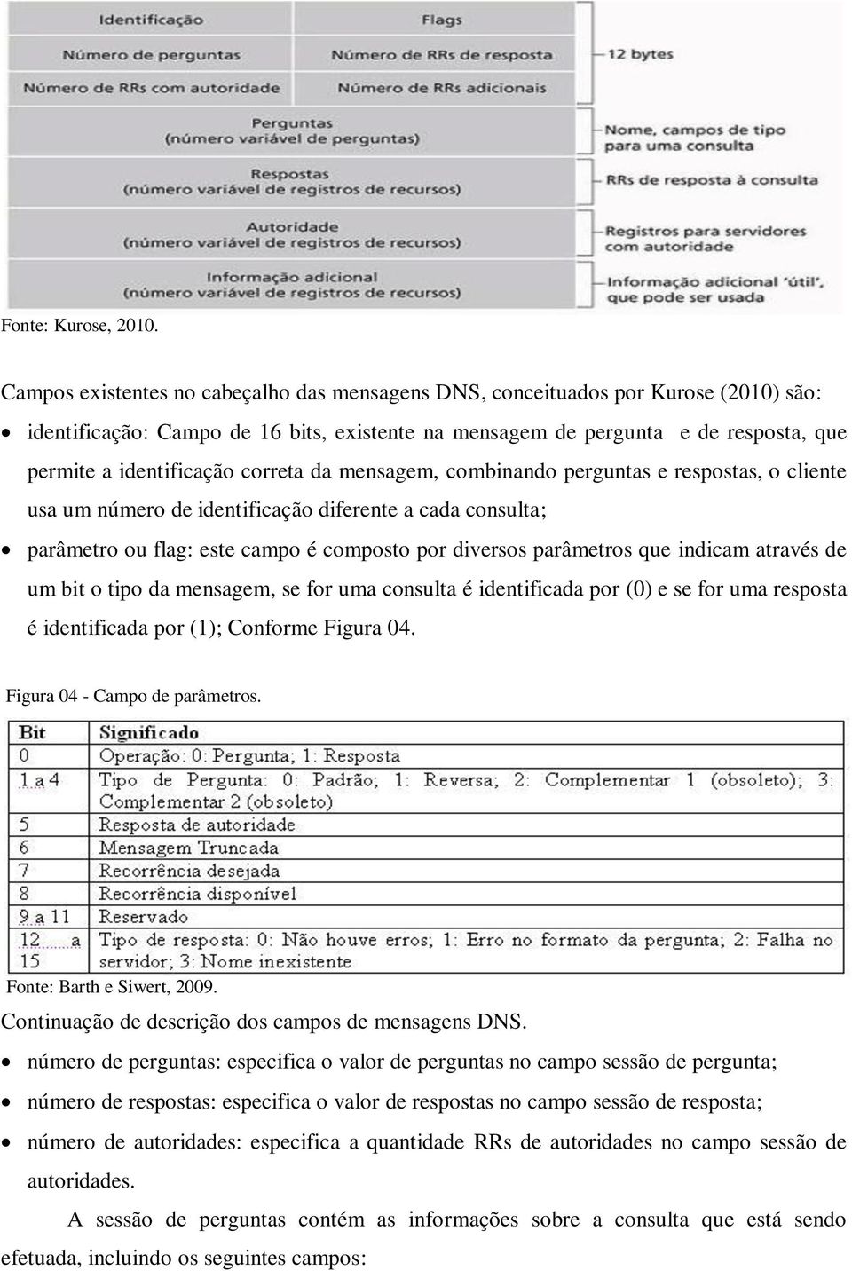 correta da mensagem, combinando perguntas e respostas, o cliente usa um número de identificação diferente a cada consulta; parâmetro ou flag: este campo é composto por diversos parâmetros que indicam