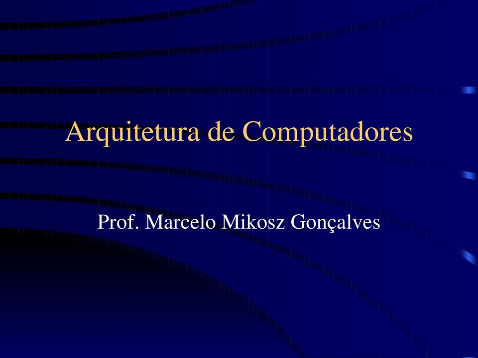 Prof. Marcelo