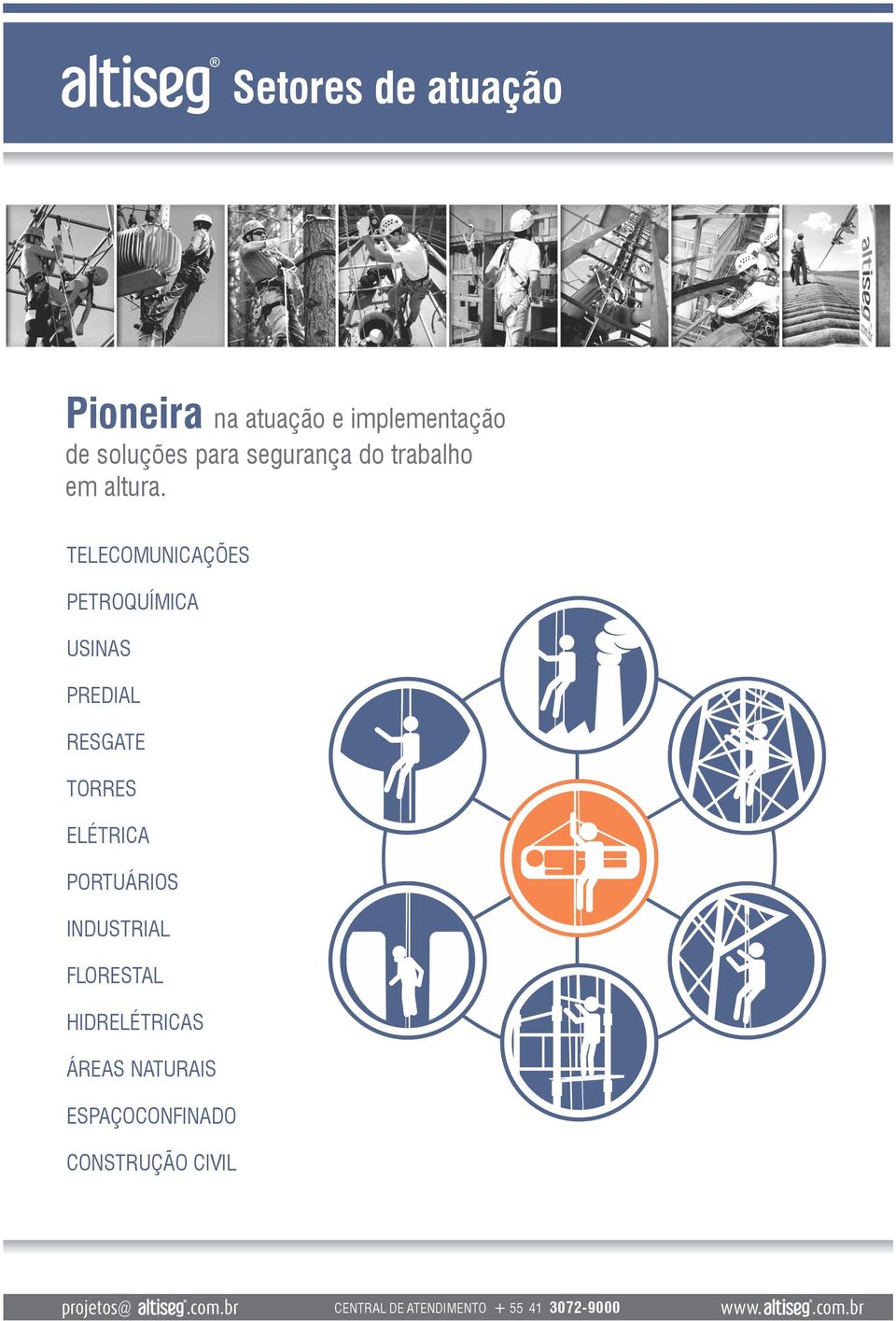 TELECOMUNICAÇÕES PETROQUÍMICA USINAS PREDIAL RESGATE TORRES ELÉTRICA