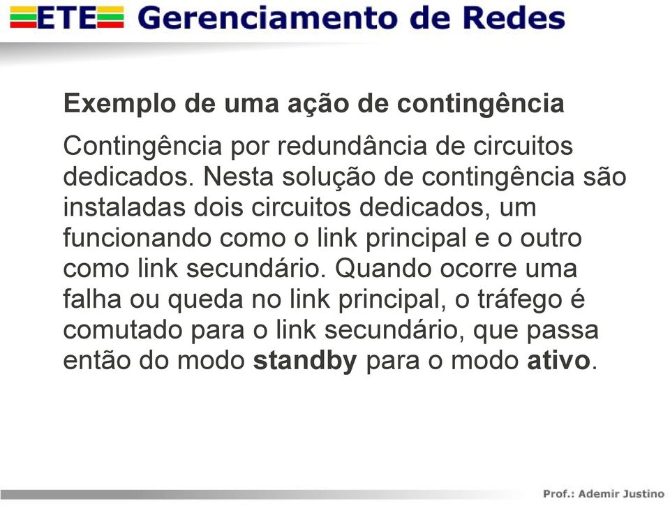 link principal e o outro como link secundário.