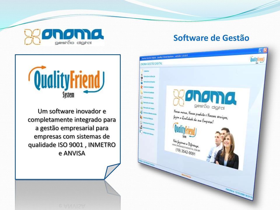 para empresas com sistemas de qualidade