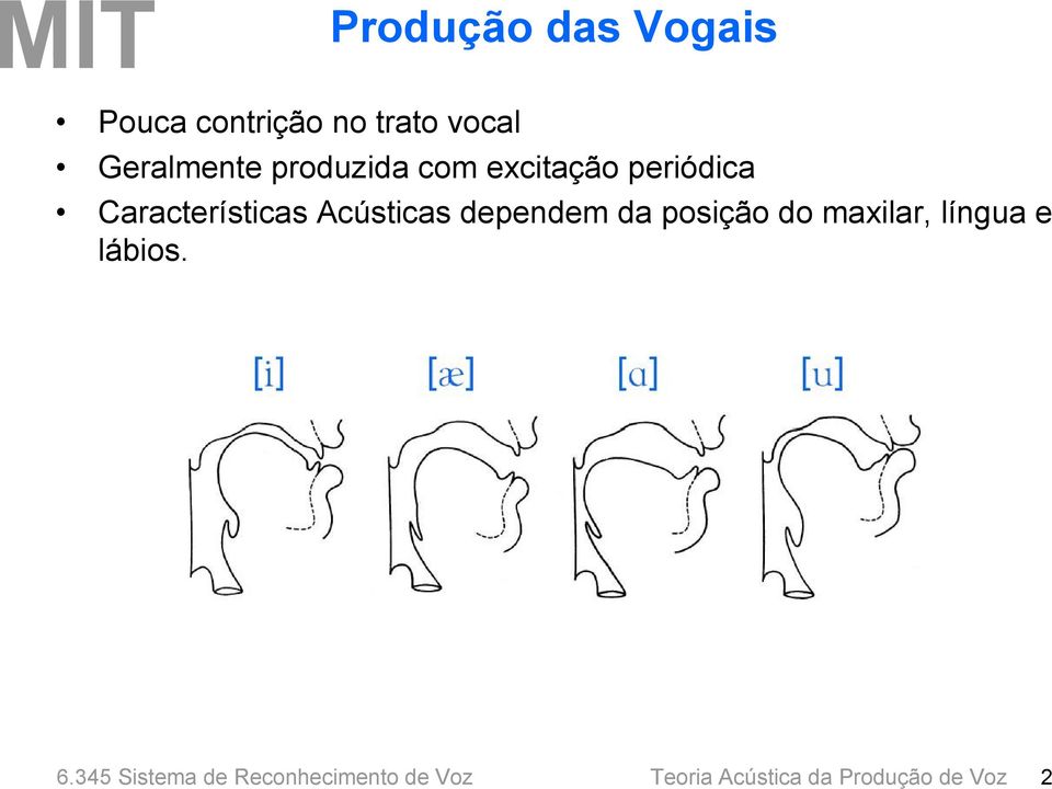 excitação periódica Características