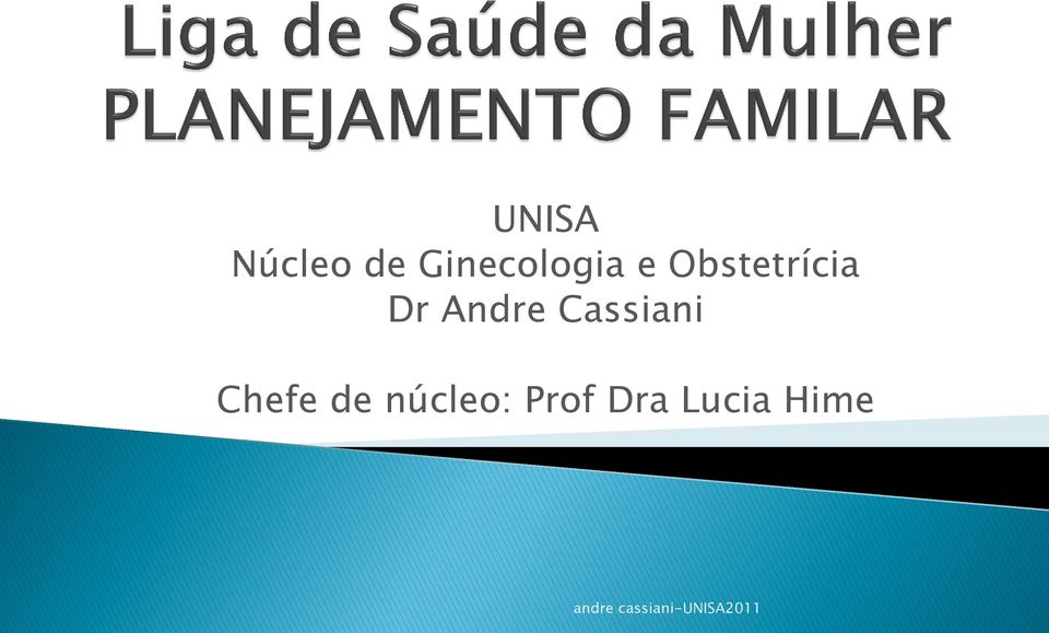 Obstetrícia Dr Andre