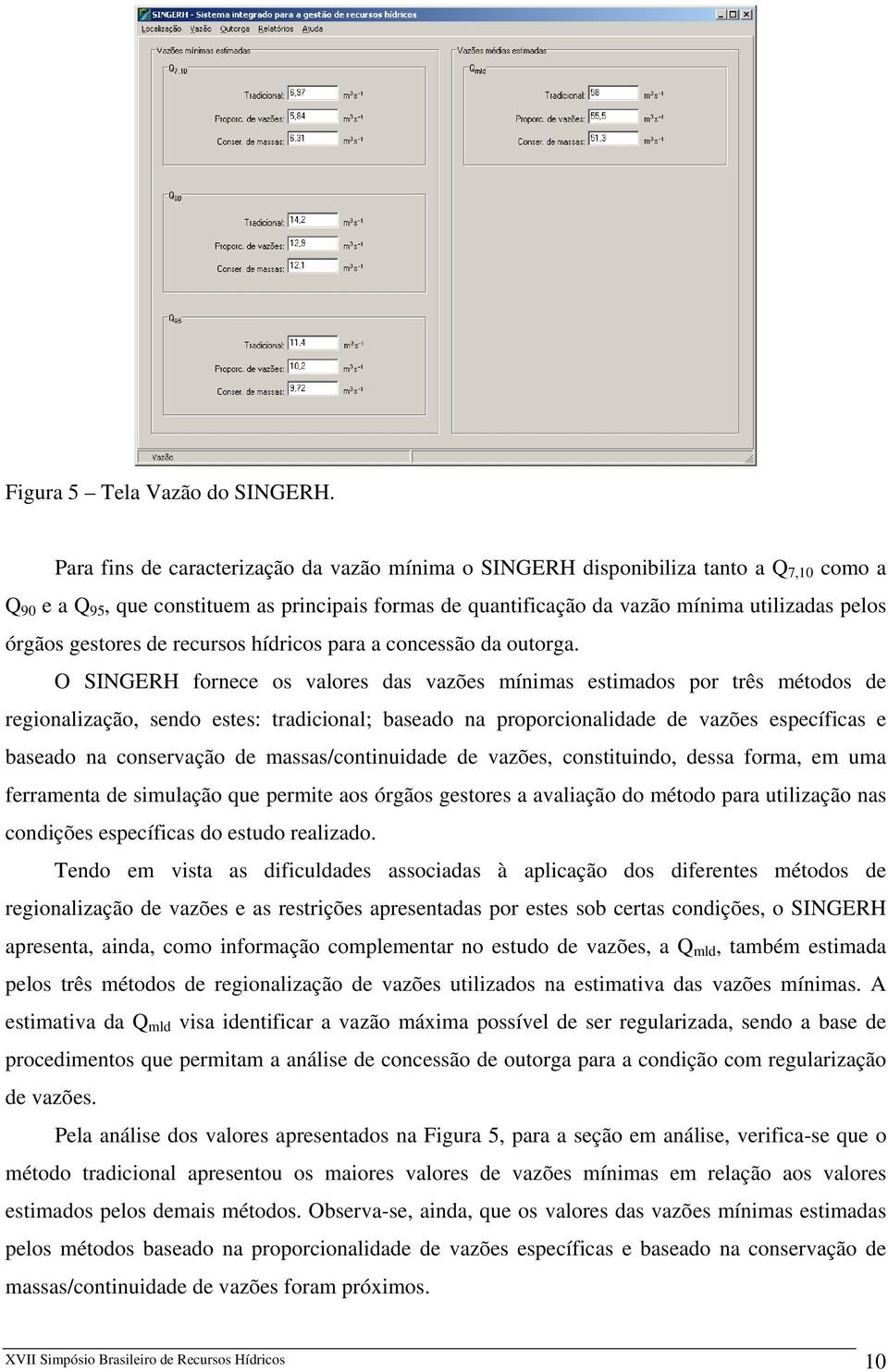 gestores de recursos hídricos para a concessão da outorga.