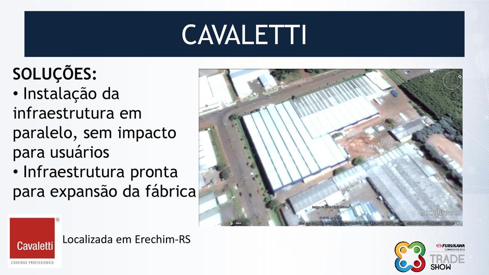 Infraestrutura pronta para expansão da