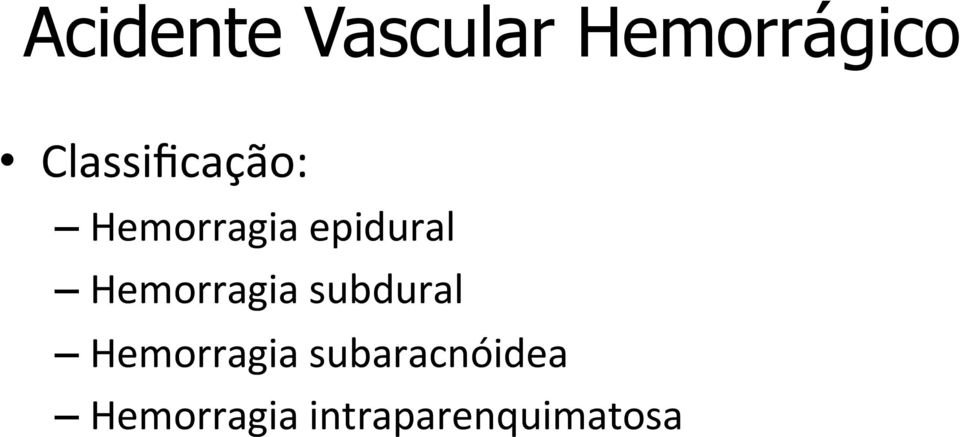 Hemorragia subdural Hemorragia