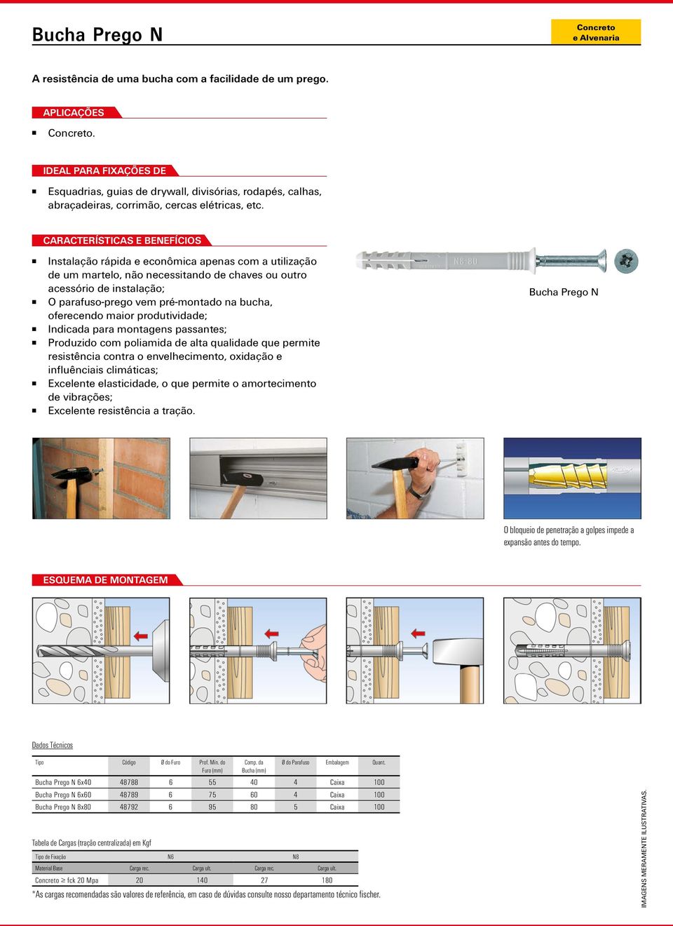 produtividade; Indicada para montagens passantes; Produzido com poliamida de alta qualidade que permite resistência contra o envelhecimento, oxidação e influênciais climáticas; Excelente