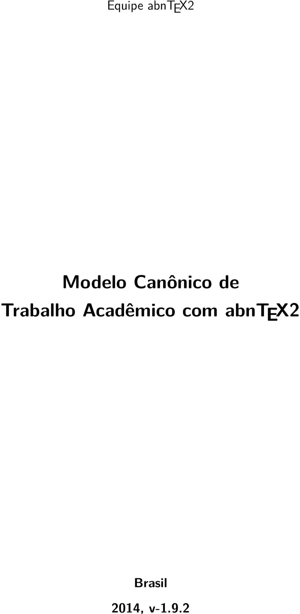 Acadêmico com abntex2