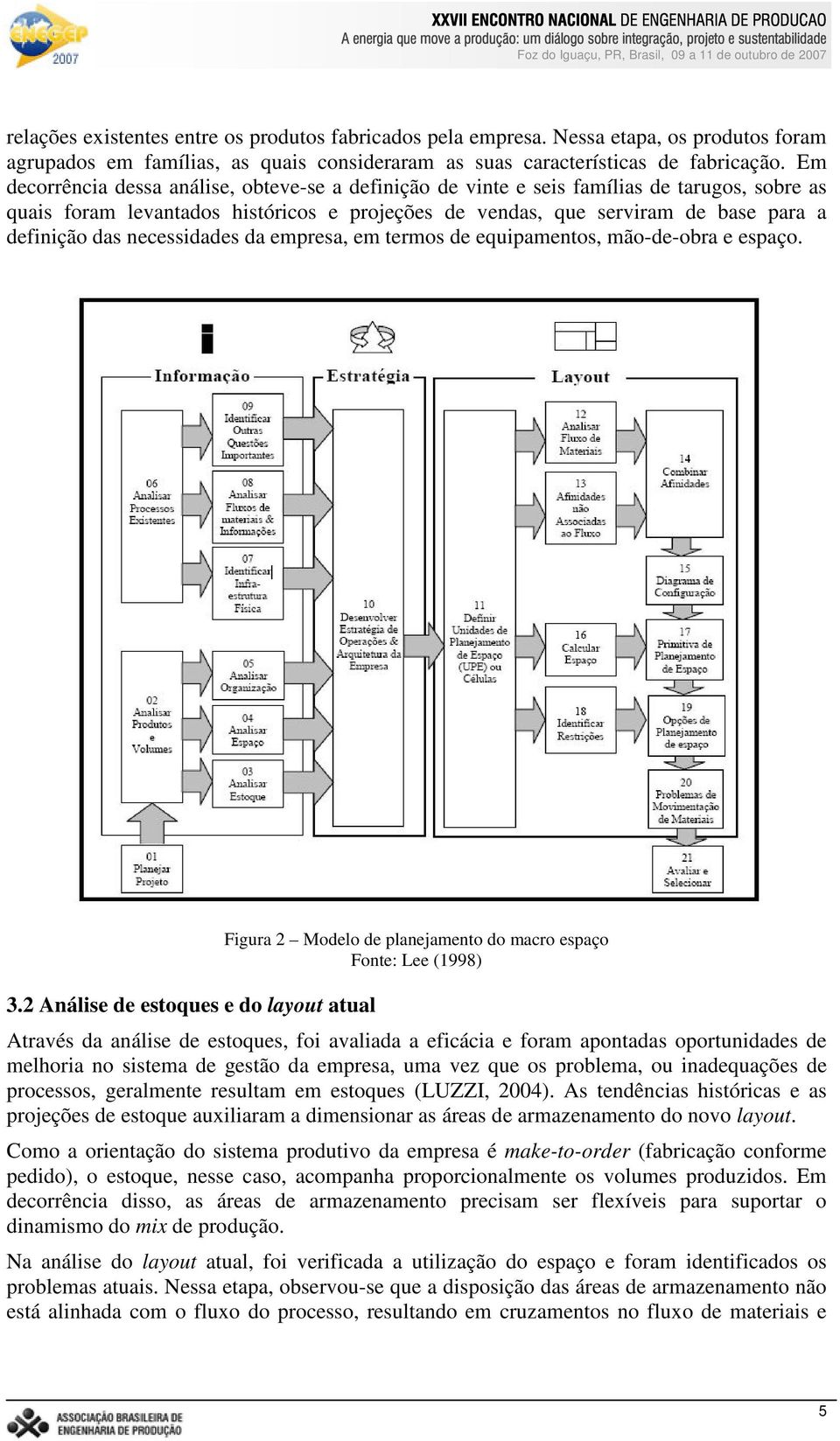 necessidades da empresa, em termos de equipamentos, mão-de-obra e espaço. 3.