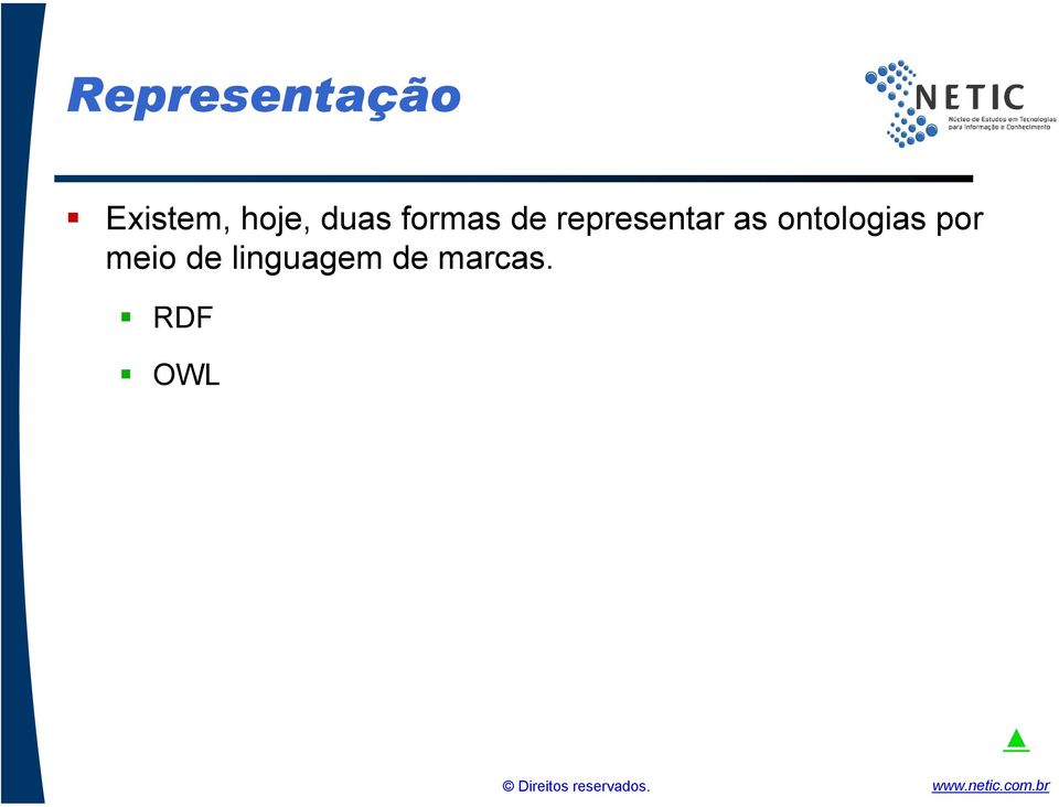 representar as ontologias