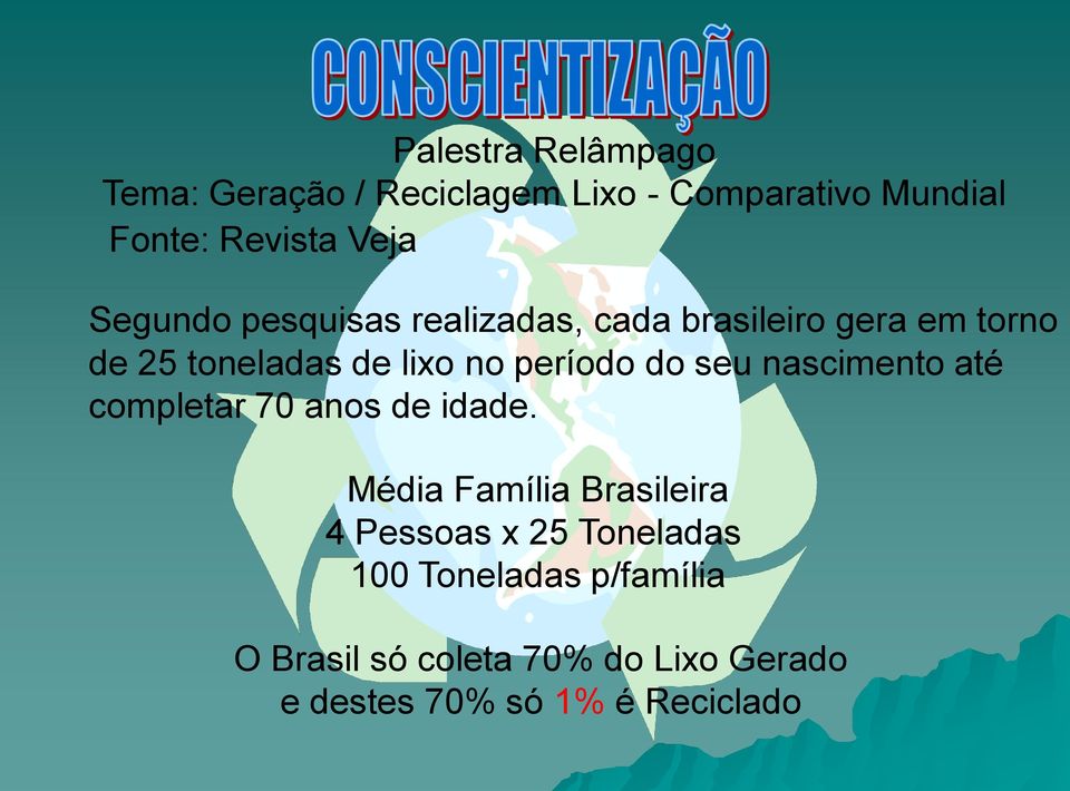 do seu nascimento até completar 70 anos de idade.