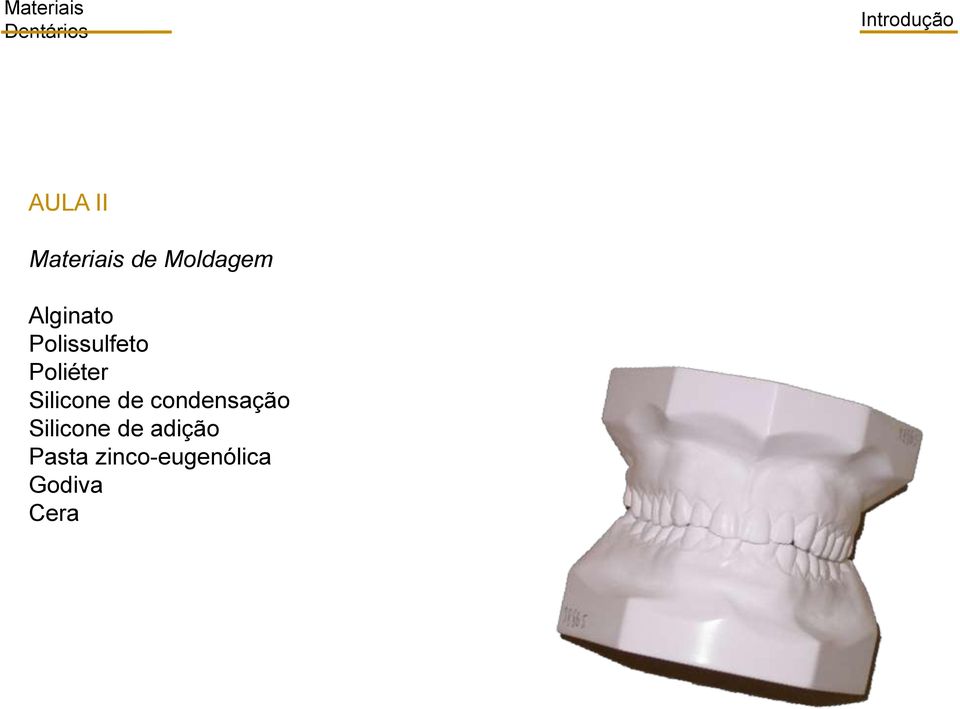 Poliéter Silicone de condensação