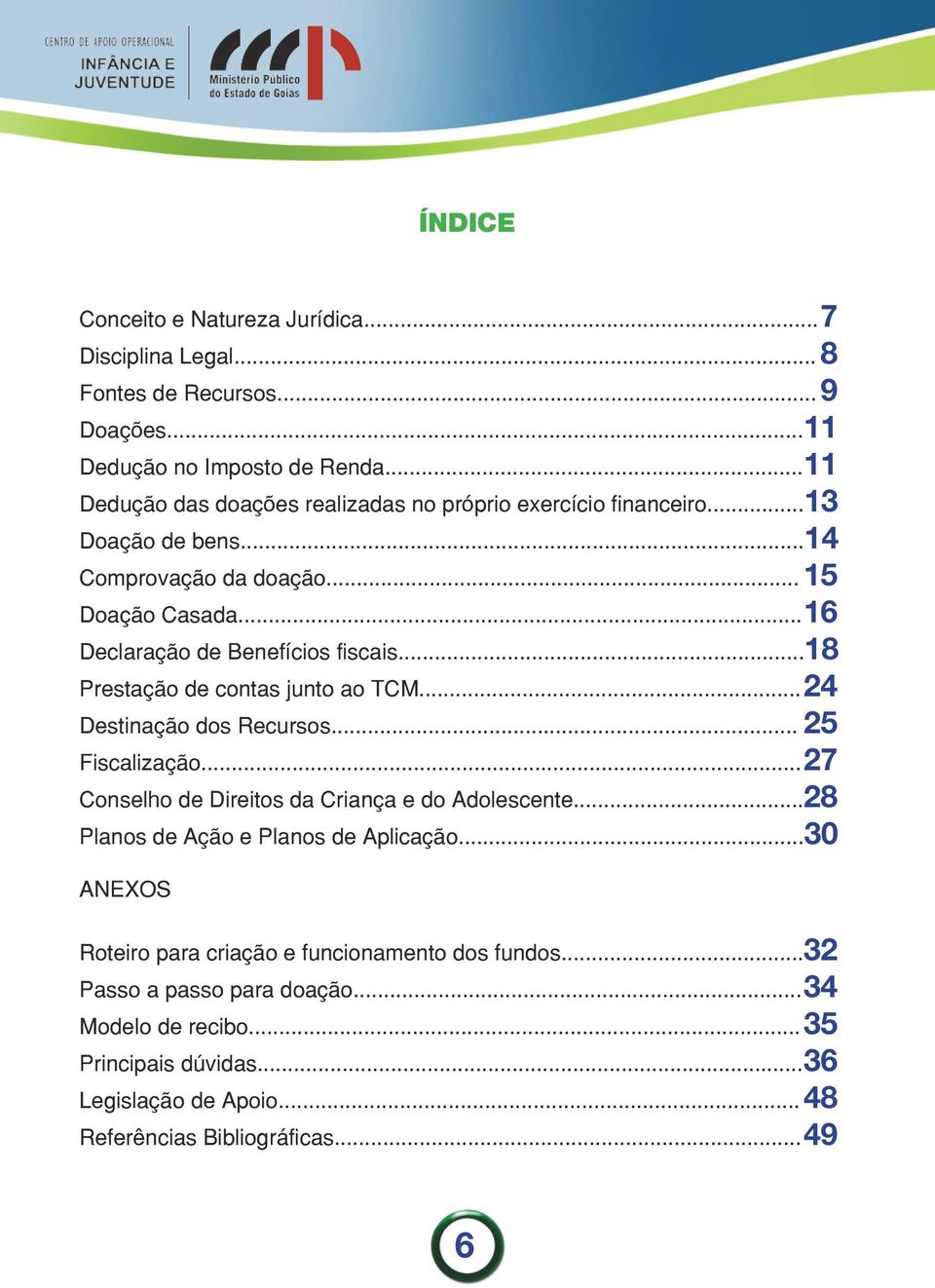 .. 18 Prestação de contas junto ao TCM... 24 Destinação dos Recursos... 25 Fiscalização... 27 Conselho de Direitos da Criança e do Adolescente.