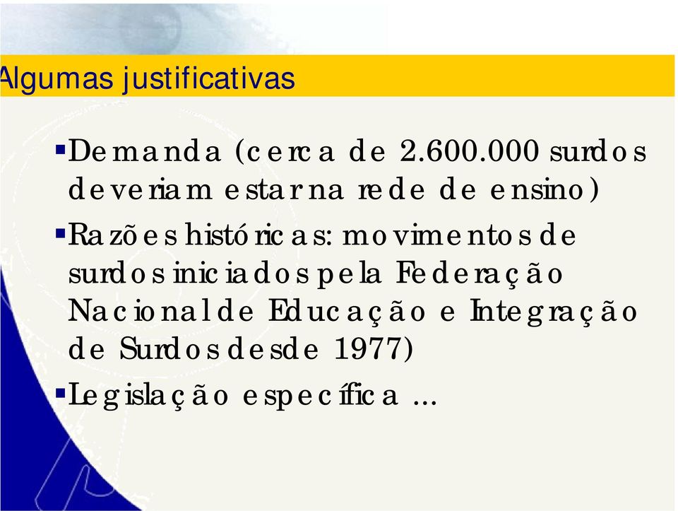 históricas: movimentos de surdos iniciados pela Federação